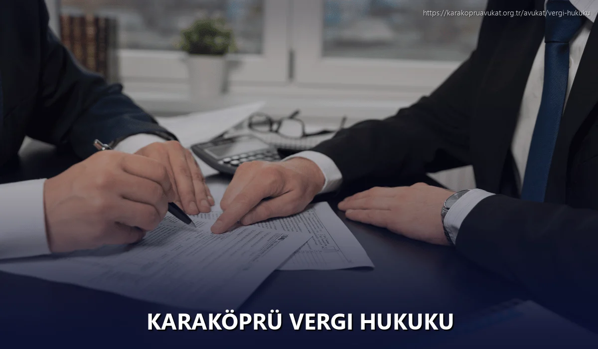 Karaköprü Vergi Hukuku